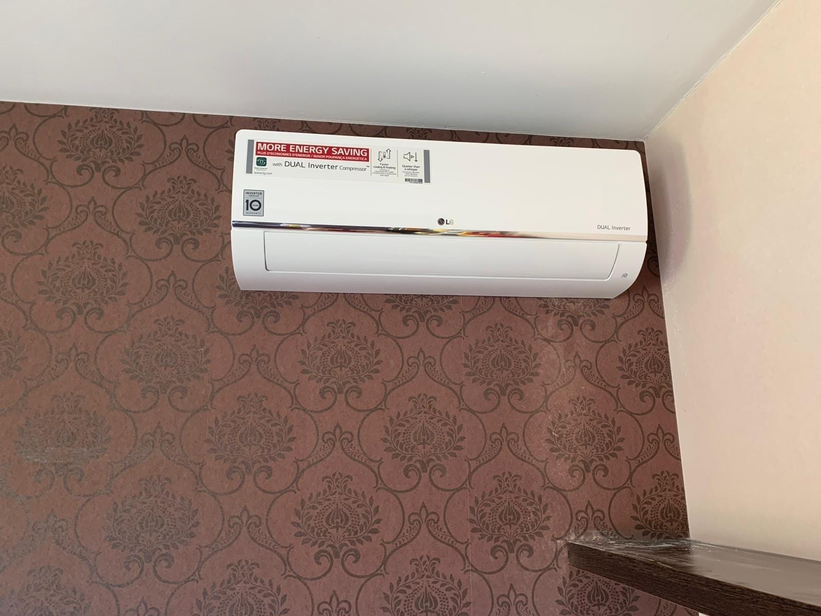 Unité intérieure LG Dual Inverter posée par Yce Confort